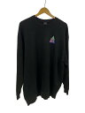 【中古】HUF◆BOOM TT CREWNECK/クルーネックスウェット/XL/コットン/ブラック/プリント【メンズウェア】(4)