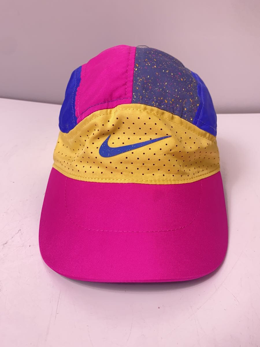 【中古】NIKE◆キャップ/FREE/ポリエステル/マルチカラー/総柄/メンズ【服飾雑貨他】