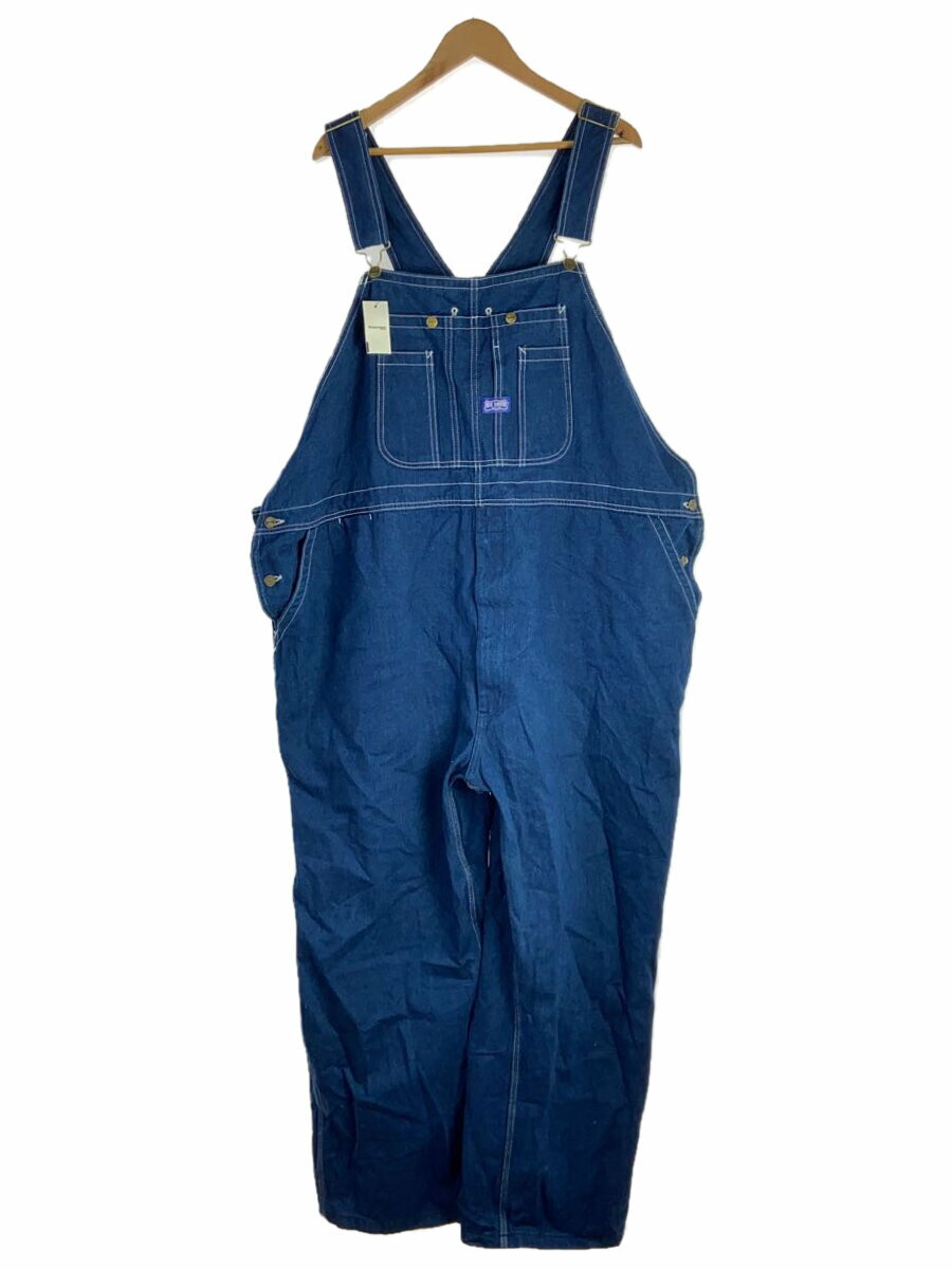 【中古】big smith◆オーバーオール/--/コットン/IDG/無地【メンズウェア】