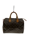 【中古】LOUIS VUITTON◆1)スピーディ30_モノグラム・キャンバス_BRW/PVC/BRW【バッグ】