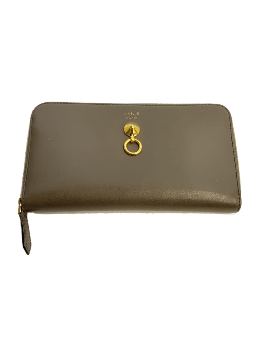 【中古】FENDI◆長財布/レザー/BRW/レディース/8M0299-SME-179-8167【服飾雑貨他】