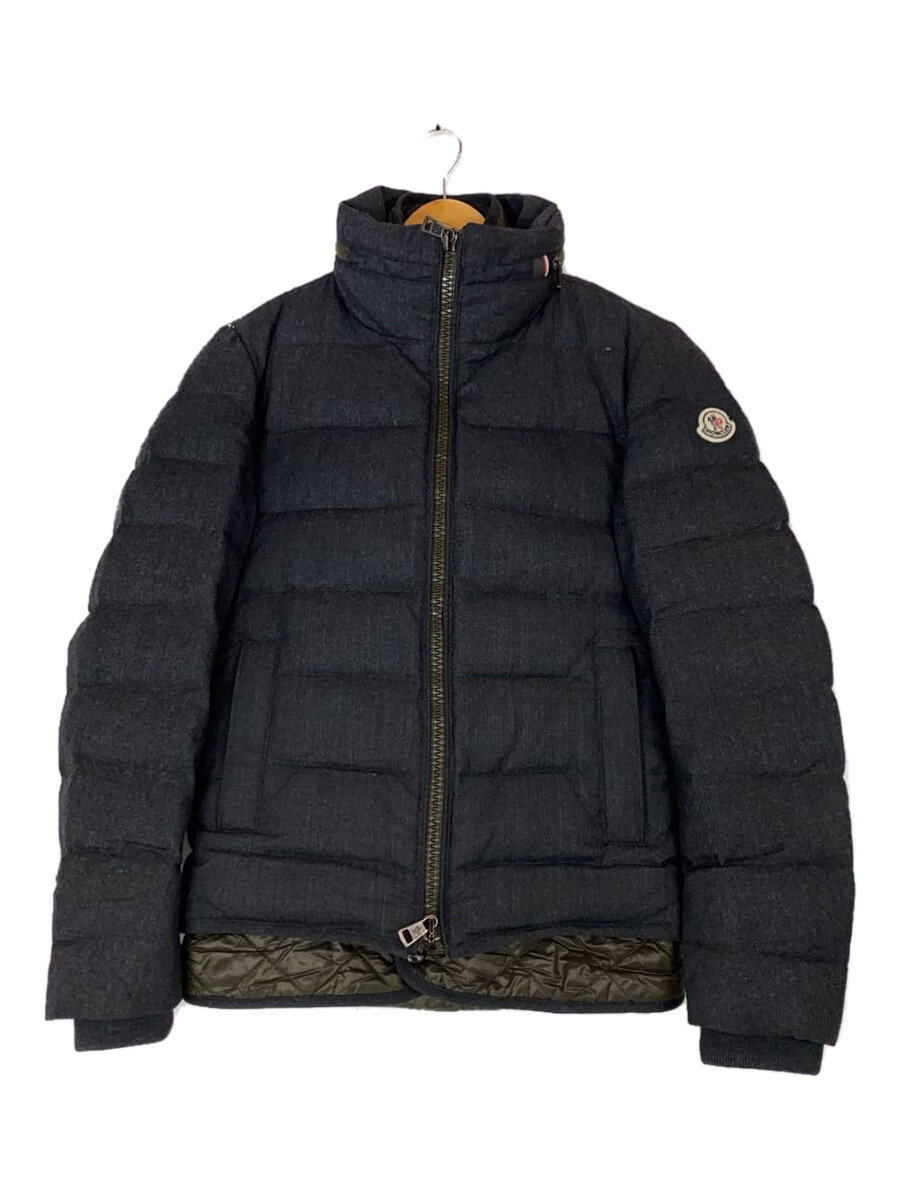 【中古】MONCLER◆ダウンジャケット/O/ナイロン/グレー/132-091-41300-85//【メンズウェア】