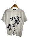 【中古】BLACK COMME des GARCONS◆Tシャツ/XXL/コットン/WHT/1E-T001【メンズウェア】