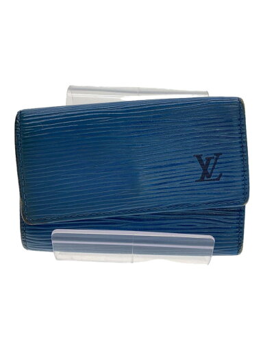 【中古】LOUIS VUITTON◆ミュルティクレ4_エピ_トレドブルー/--/BLU/無地/メンズ【服飾雑貨他】 【中古】LOUIS VUITTON◆ミュルティクレ4_エピ_トレドブルー/--/BLU/無地/メンズ【服飾雑貨他】
