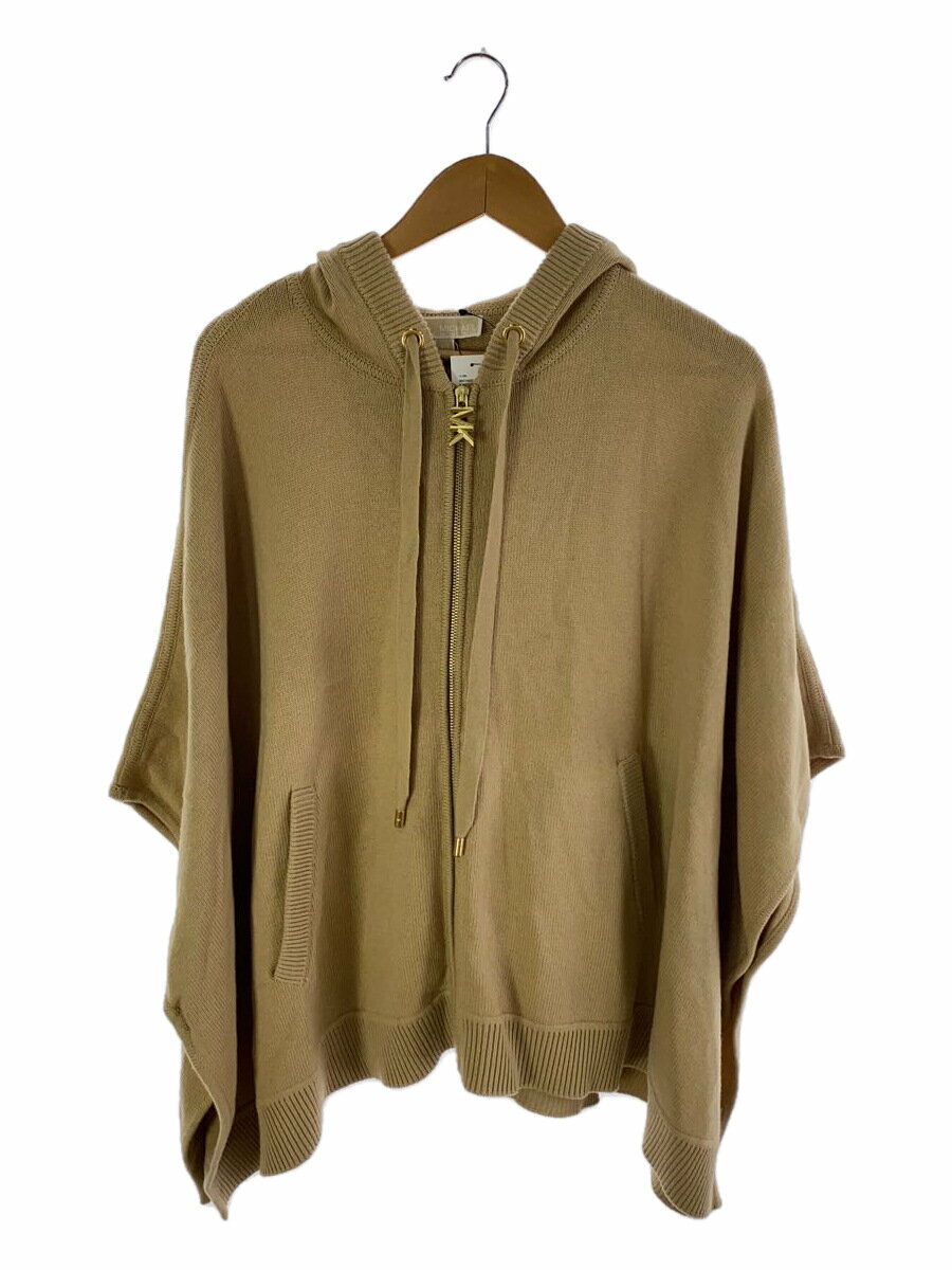 【中古】MICHAEL MICHAEL KORS◆ポンチョ/M/コットン/BEG/JF3600S79J//【レディースウェア】