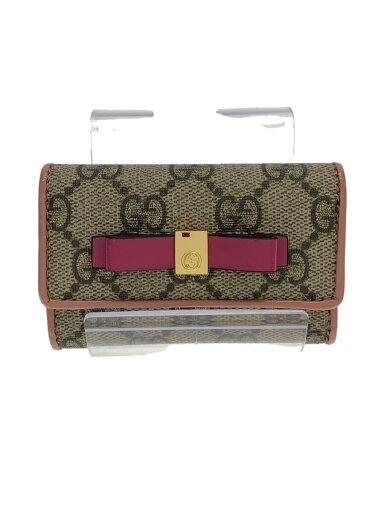 【中古】GUCCI◆キーケース/--/PNK/総柄/レディース/388682・493075【服飾雑貨他】 【中古】GUCCI◆キーケース/--/PNK/総柄/レディース/388682・493075【服飾雑貨他】
