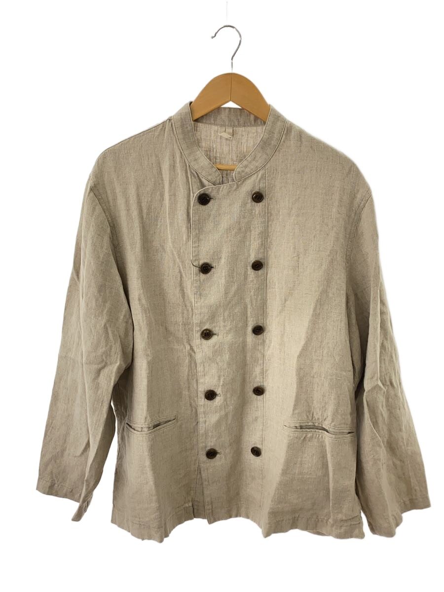 nest robe CONFECT◆23SS/ブラックリネンキャンバスクックジャケット//
