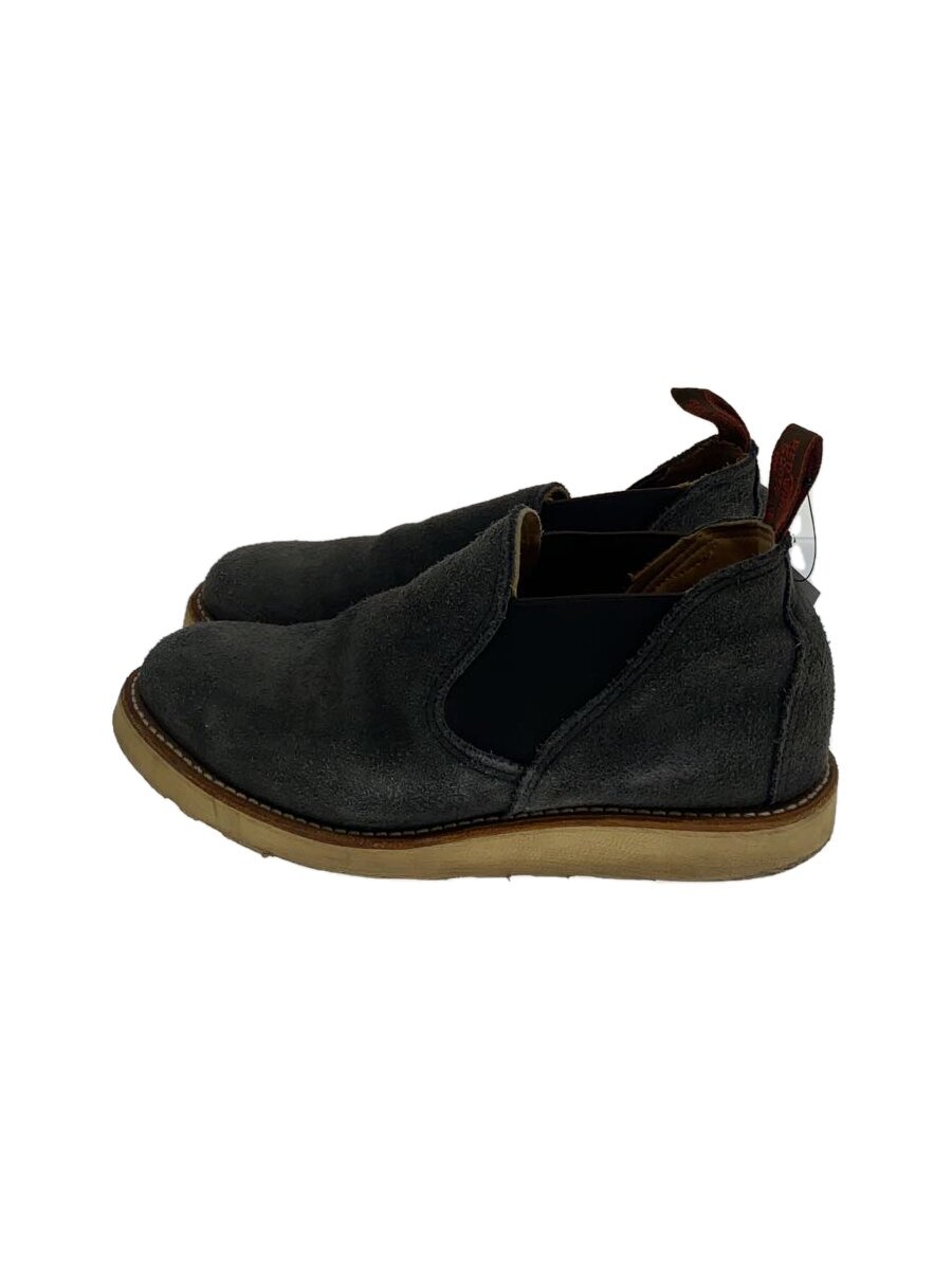 Sidegore - 【中古】RED WING◆サイドゴアブーツ/26.5cm/グレー/スウェード/8129【シューズ】