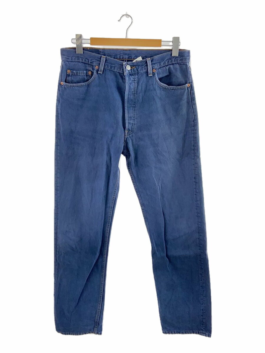 【中古】Levi’s◆90s/usa製/釦裏524/後染め/501/36/コットン/NVY【メンズウェア】