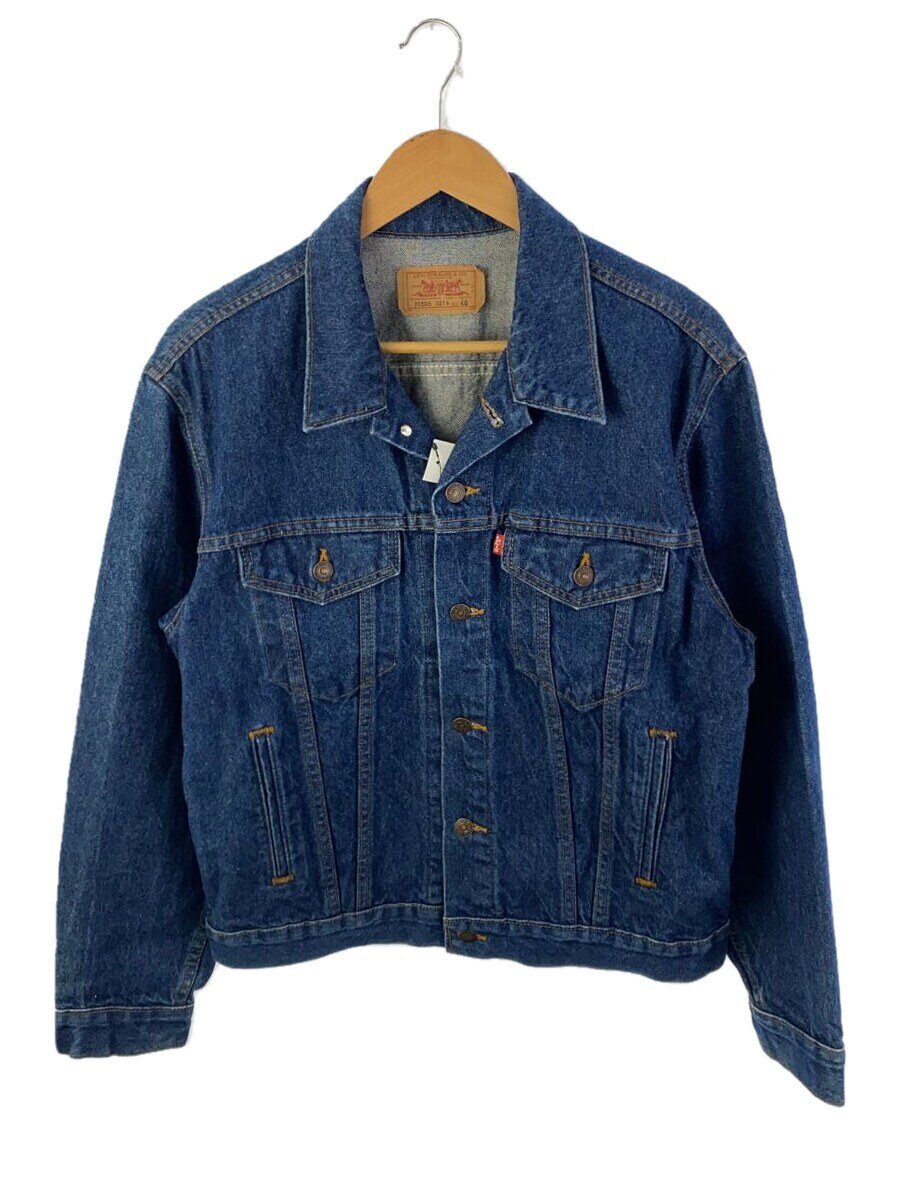 【中古】Levi’s◆4th/USA製/ボタン裏527/Gジャン/40/コットン/NVY/70506-0216//【メンズウェア】