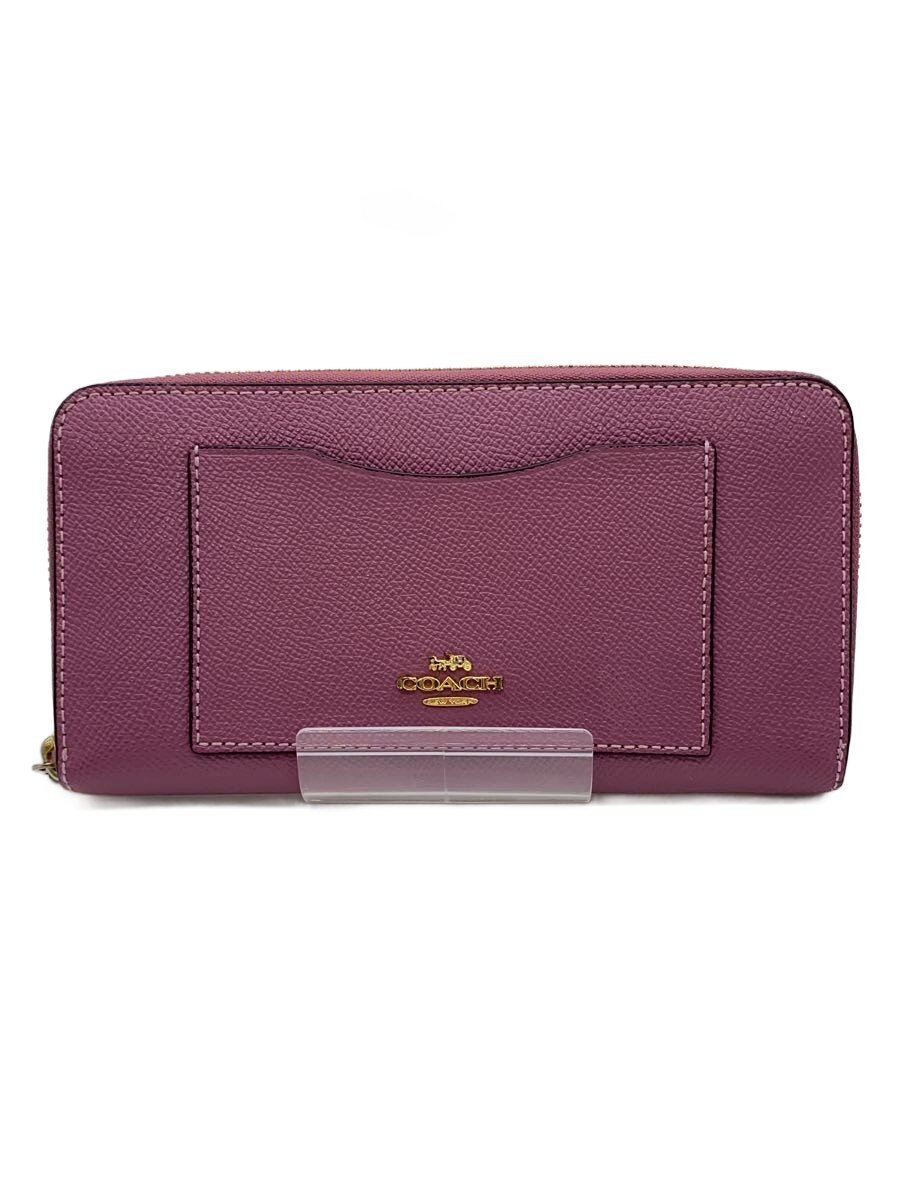 【中古】COACH◆長財布/--/ピンク/レディース/F54007【服飾雑貨他】