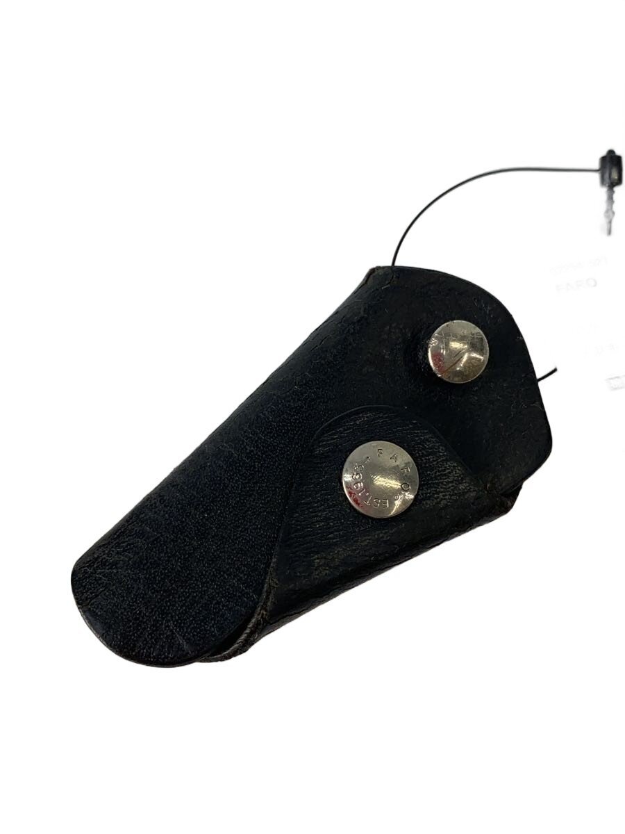 Key Holder - 【中古】FARO◆キーケース/レザー/BLK/無地/メンズ【服飾雑貨他】