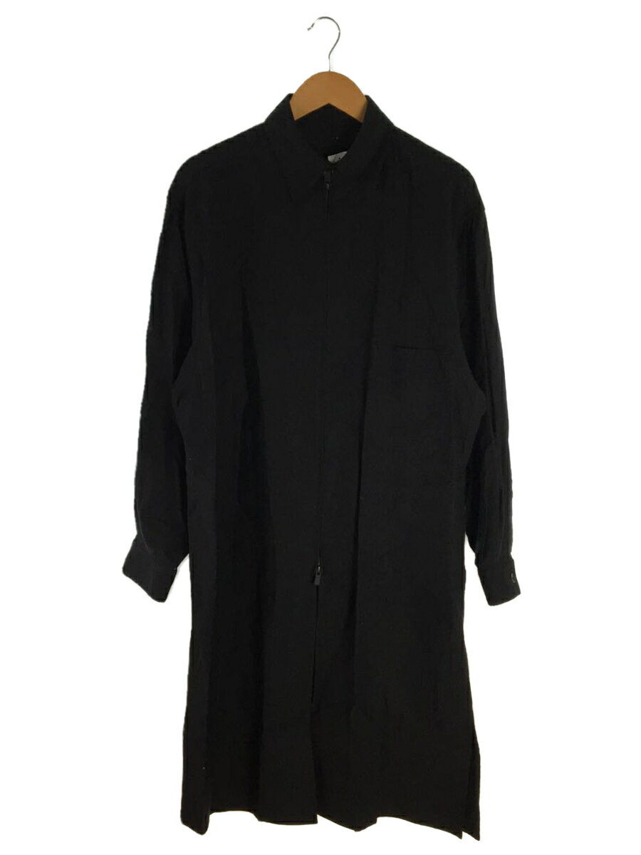 【中古】BLACK Scandal Yohji Yamamoto◆コート/3/コットン/BLK/無地/2020SS/スタッフコート【メンズウェア】