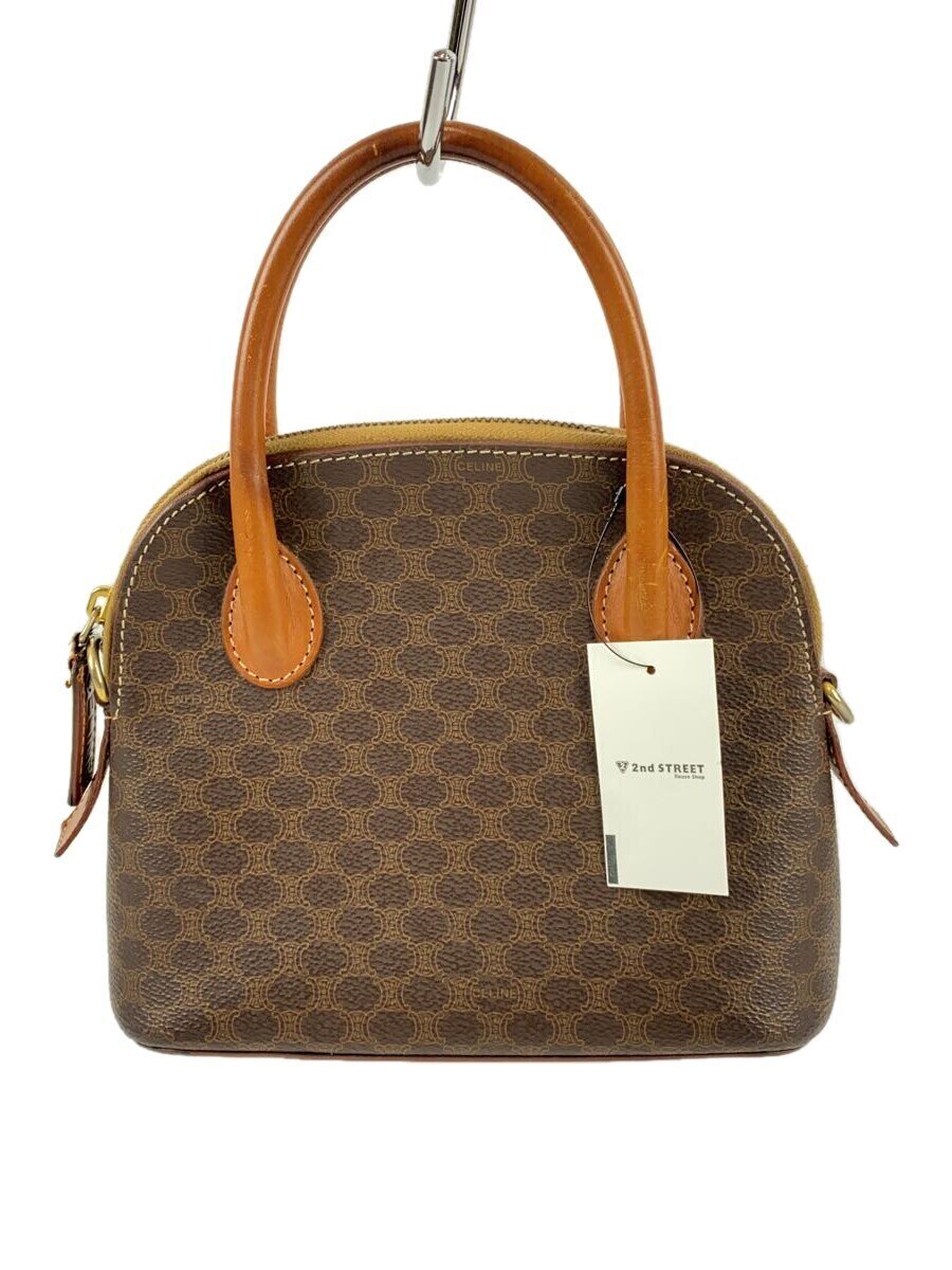 CELINE - 【中古】CELINE◆ハンドバッグ/--/BRW【バッグ】