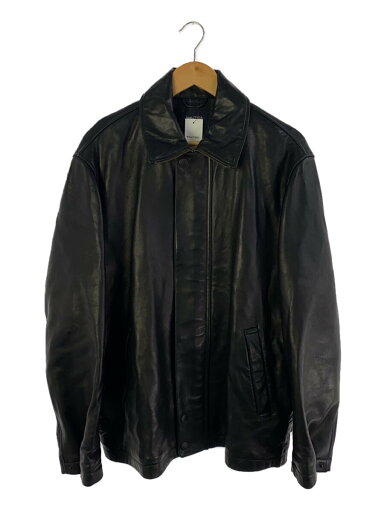 【中古】NAUTICA◆レザージャケット・ブルゾン/M/羊革/BLK/NMJ25067【メンズウェア】 【中古】NAUTICA◆レザージャケット・ブルゾン/M/羊革/BLK/NMJ25067【メンズウェア】