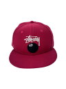 【中古】STUSSY◆キャップ/7 3/8/ポリエステル/PNK/メンズ【服飾雑貨他】(4)