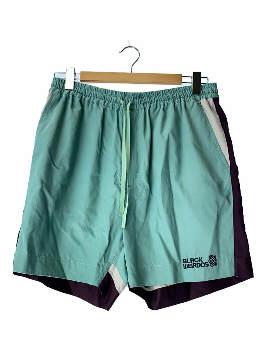 【中古】Black Weirdos◆ショートパンツ/L/レーヨン/BLU/24SS-PA05【メンズウェア】