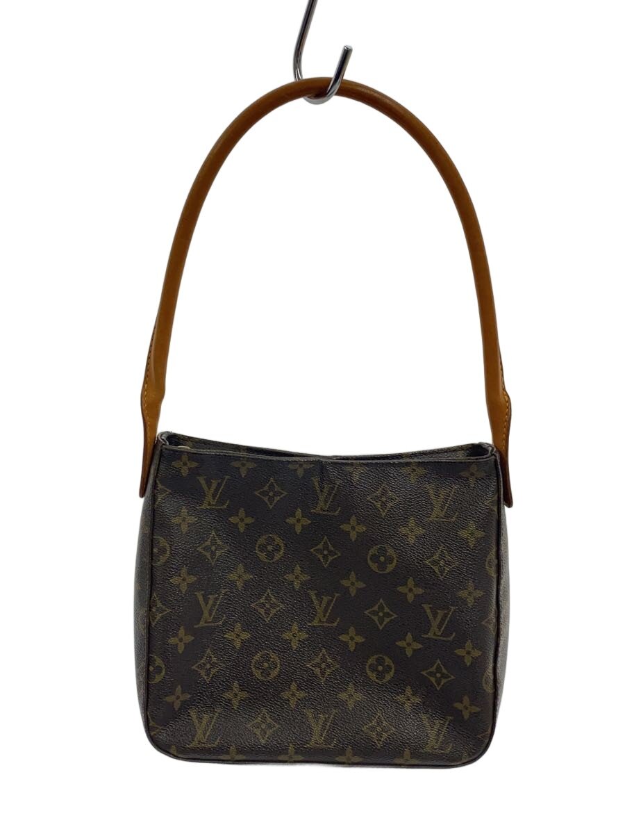 LOUIS VUITTON◆ルーピングMM_モノグラム・キャンバス/PVC/BRW