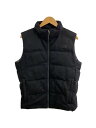 【中古】THE NORTH FACE◆ウ-ルフルジップダウンベスト/L/ウール/BLK【メンズウェア】