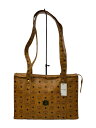 【中古】MCM◆トートバッグ/レザー/BRW/総柄【バッグ】(4)