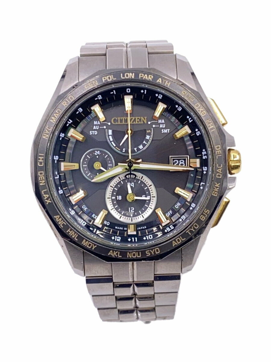 【中古】CITIZEN◆クォーツ腕時計/アナログ/WHT/SLV/HB20-T023088【服飾雑貨他】