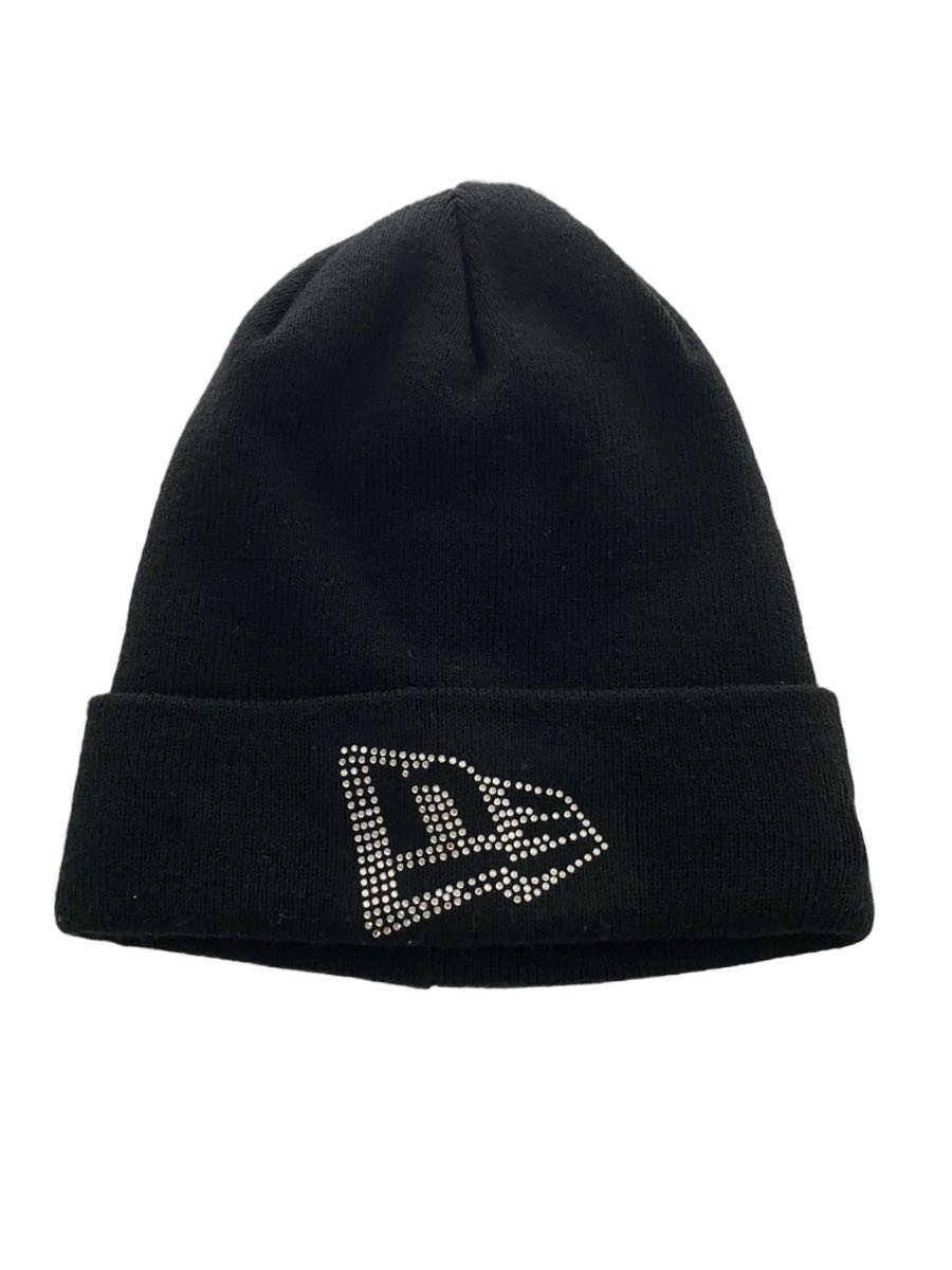 【中古】NEW ERA◆ニットキャップ/--/アクリル/BLK/無地/レディース/202668 22243【...