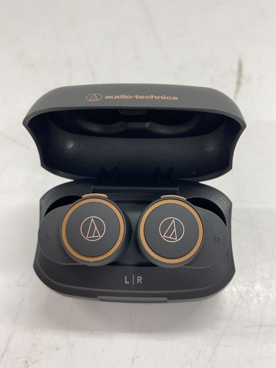 【中古】audio-technica◆完全ワイヤレスイヤホン・ヘッドホン ATH-CK1TW BK【家電・ビジュアル・オーディオ】