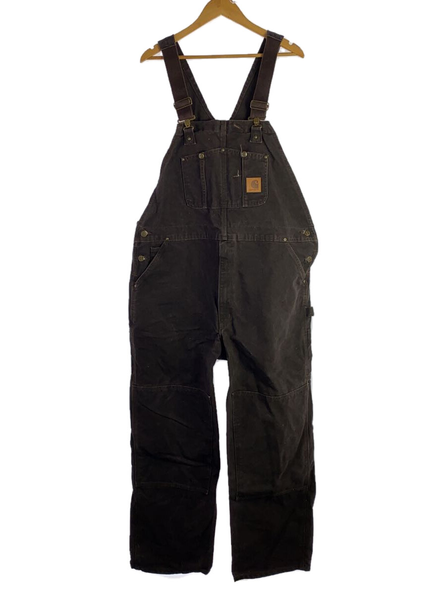 【中古】Carhartt◆オーバーオール/42/コットン/BRW/R06 DKB【メンズウェア】