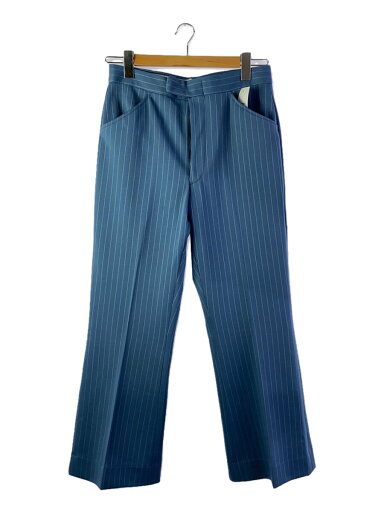 【中古】スラックスパンツ/--/ポリエステル/BLU【メンズウェア】 【中古】スラックスパンツ/--/ポリエステル/BLU【メンズウェア】