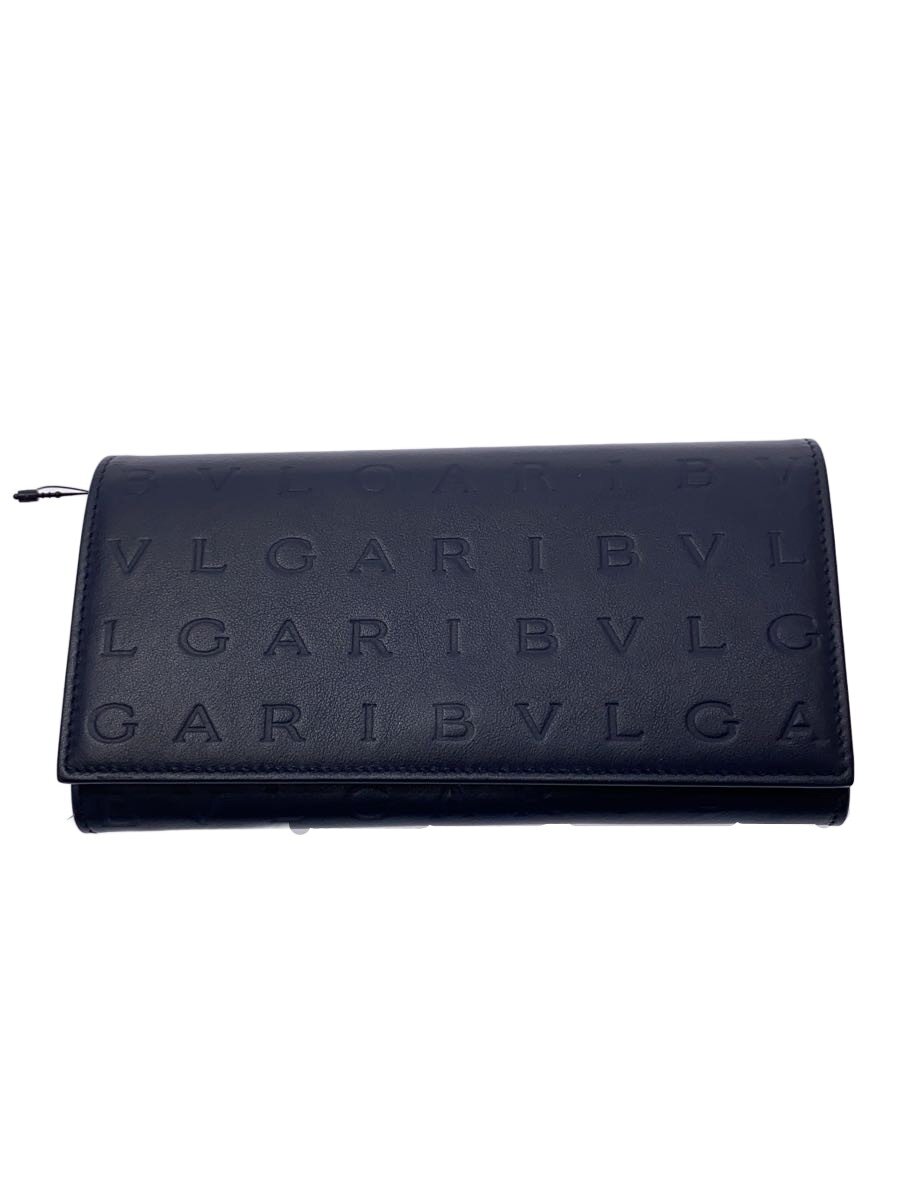 【中古】BVLGARI◆長財布/--/NVY/メンズ【服飾雑貨他】