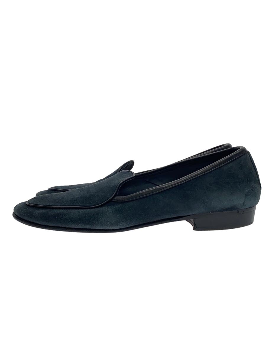 【中古】BAUDOIN&LANGE◆ローファー/41/NVY/スウェード【シューズ】