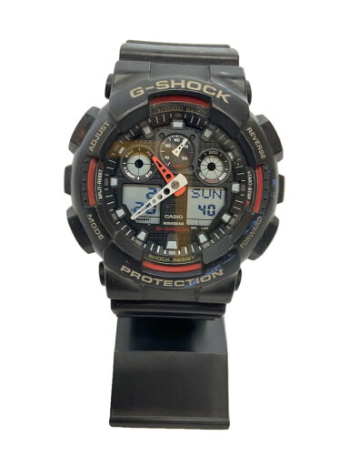 【中古】CASIO◆クォーツ腕時計/デジアナ/--/BLK/BLK/GA-100-1A4【服飾雑貨他】 【中古】CASIO◆クォーツ腕時計/デジアナ/--/BLK/BLK/GA-100-1A4【服飾雑貨他】