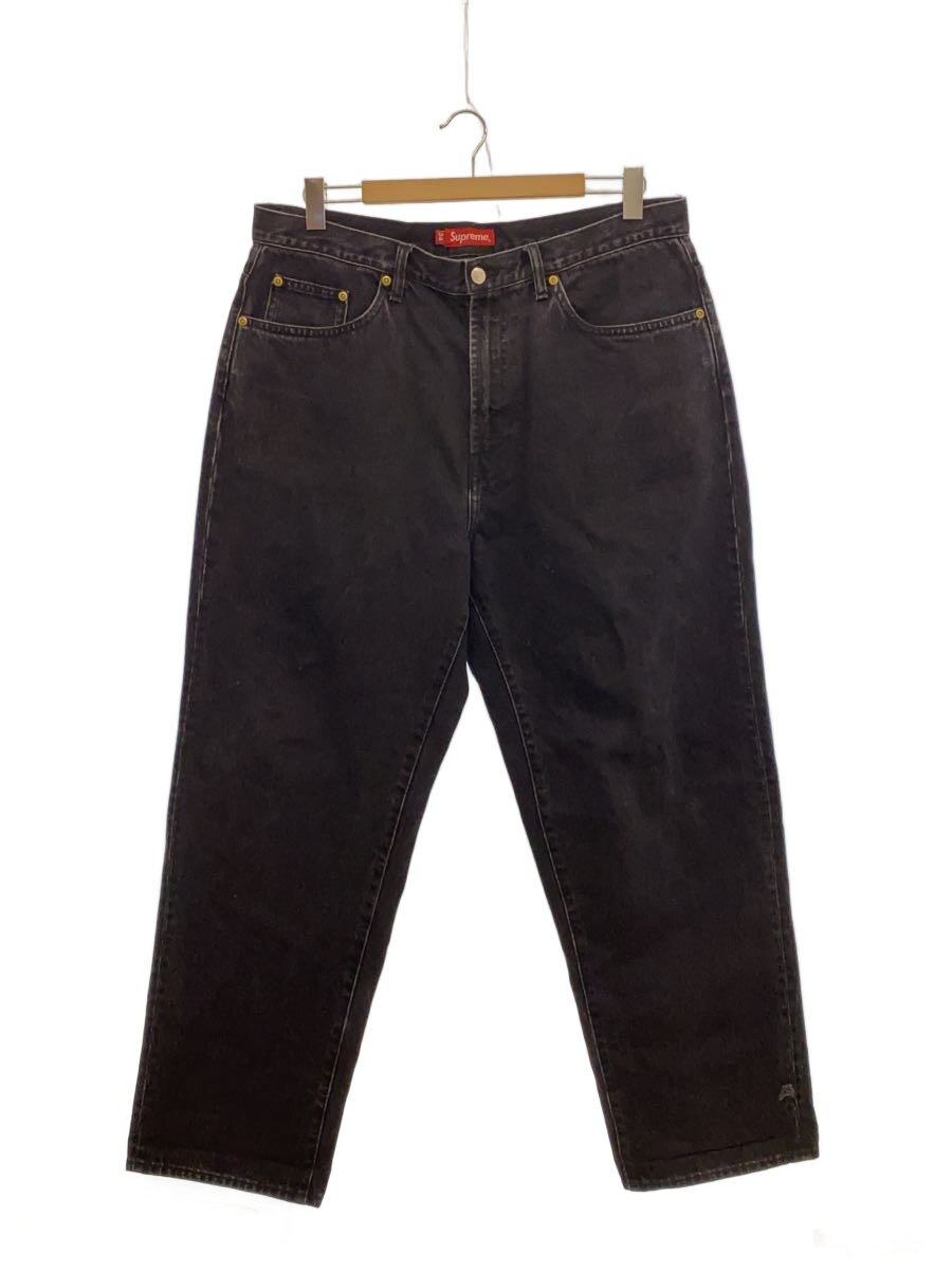 【中古】Supreme◆baggy jean/34/コットン/ブラック【メンズウェア】