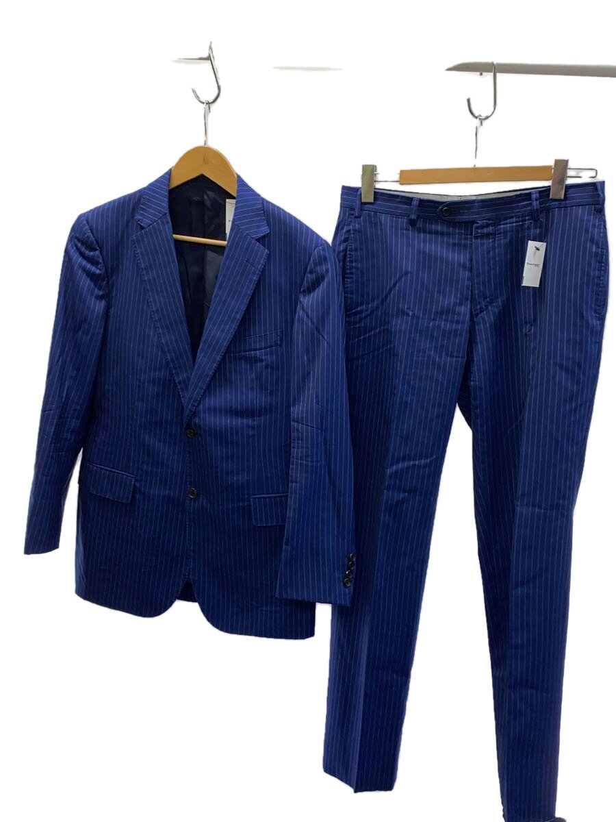 【中古】MACKINTOSH LONDON◆セットアップ/--/ウール/BLU/ストライプ/G1H01-354-27//【メンズウェア】
