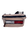 【中古】TOMMY HILFIGER◆ウエストバッグ/ポリエステル/PNK【バッグ】