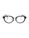 【中古】SAINT LAURENT◆メガネ/ボストン/プラスチック/BLK/CLR/メンズ/SL57【服飾雑貨他】