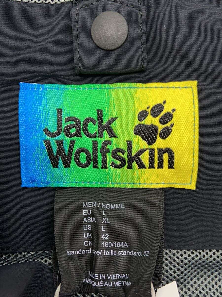 【中古】Jack Wolfskin◆JP CLOUD BURST JK V2/マウンテンパーカ/XL/ナイロン/BLK/無地/5030611【メンズウェア】