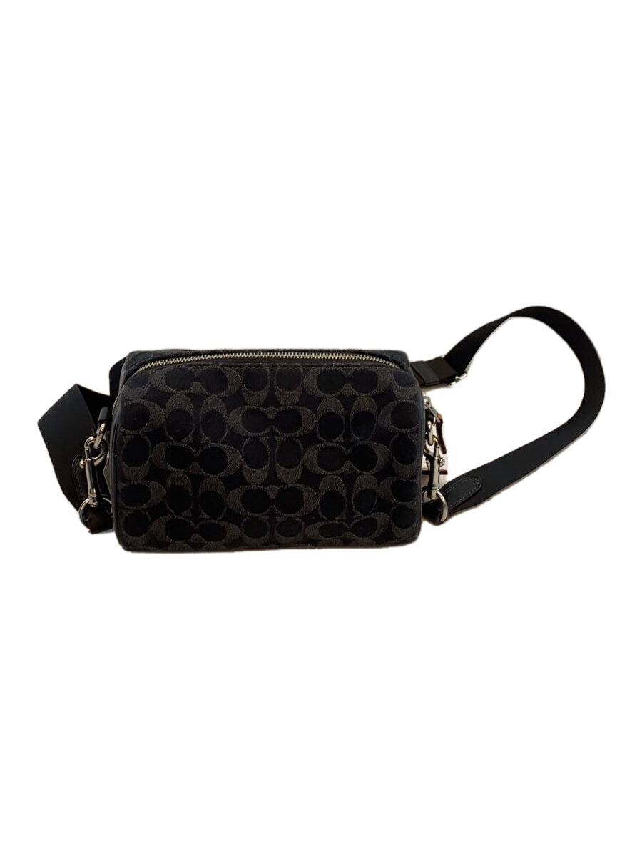 COACH - 【中古】COACH◆ショルダーバッグ/キャンバス/GRY/総柄/CO945【バッグ】