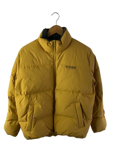 【中古】GUESS◆ダウンジャケット/XS/ポリエステル/YLW【メンズウェア】 【中古】GUESS◆ダウンジャケット/XS/ポリエステル/YLW【メンズウェア】