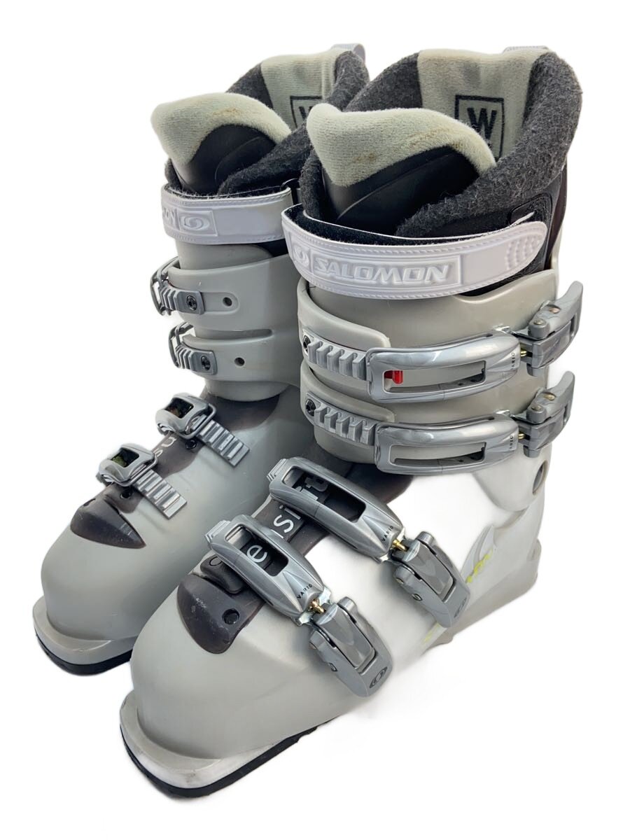 【中古】salomon◆スキーブーツ/26.5cm/SLV【スポーツ】