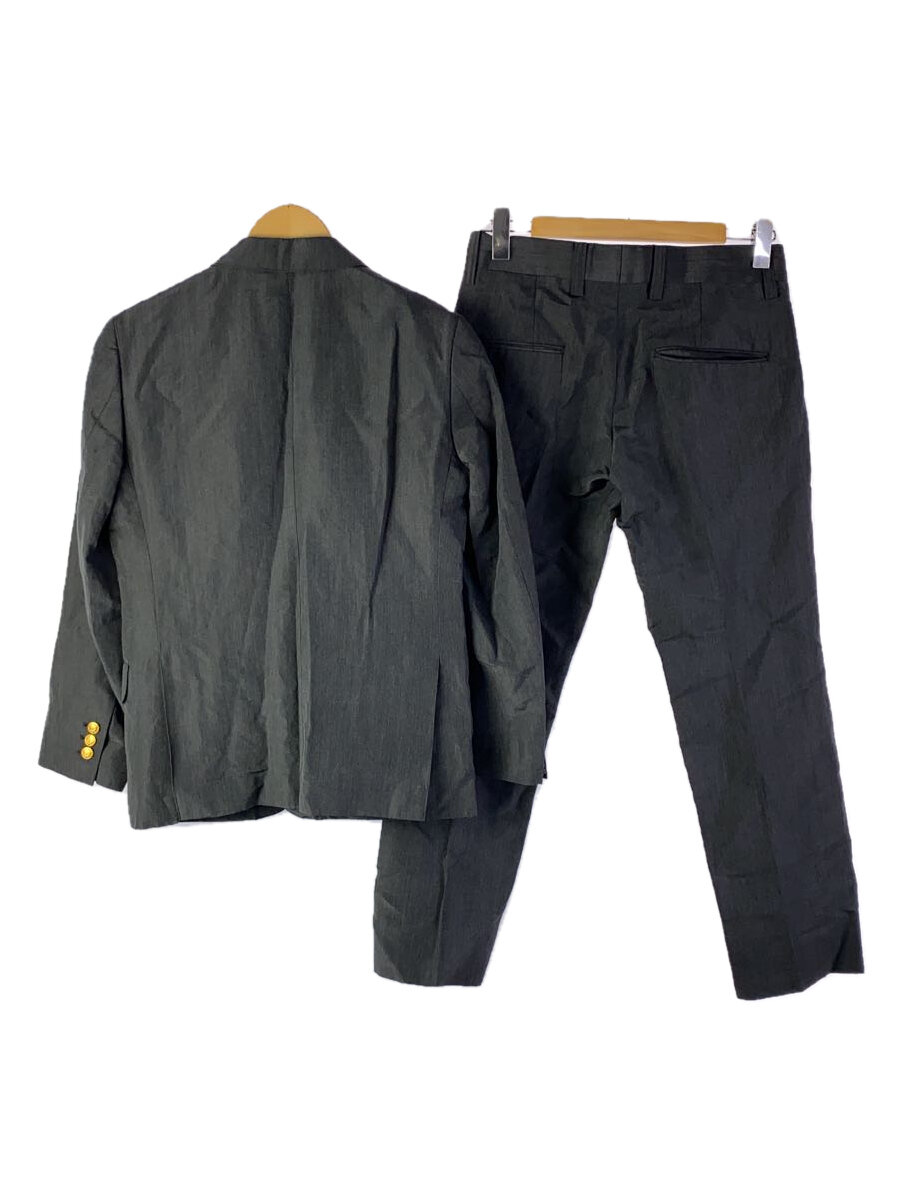 【中古】uniform experiment◆セットアップ/S/リネン/GRY/UE-80001【メンズウェア】