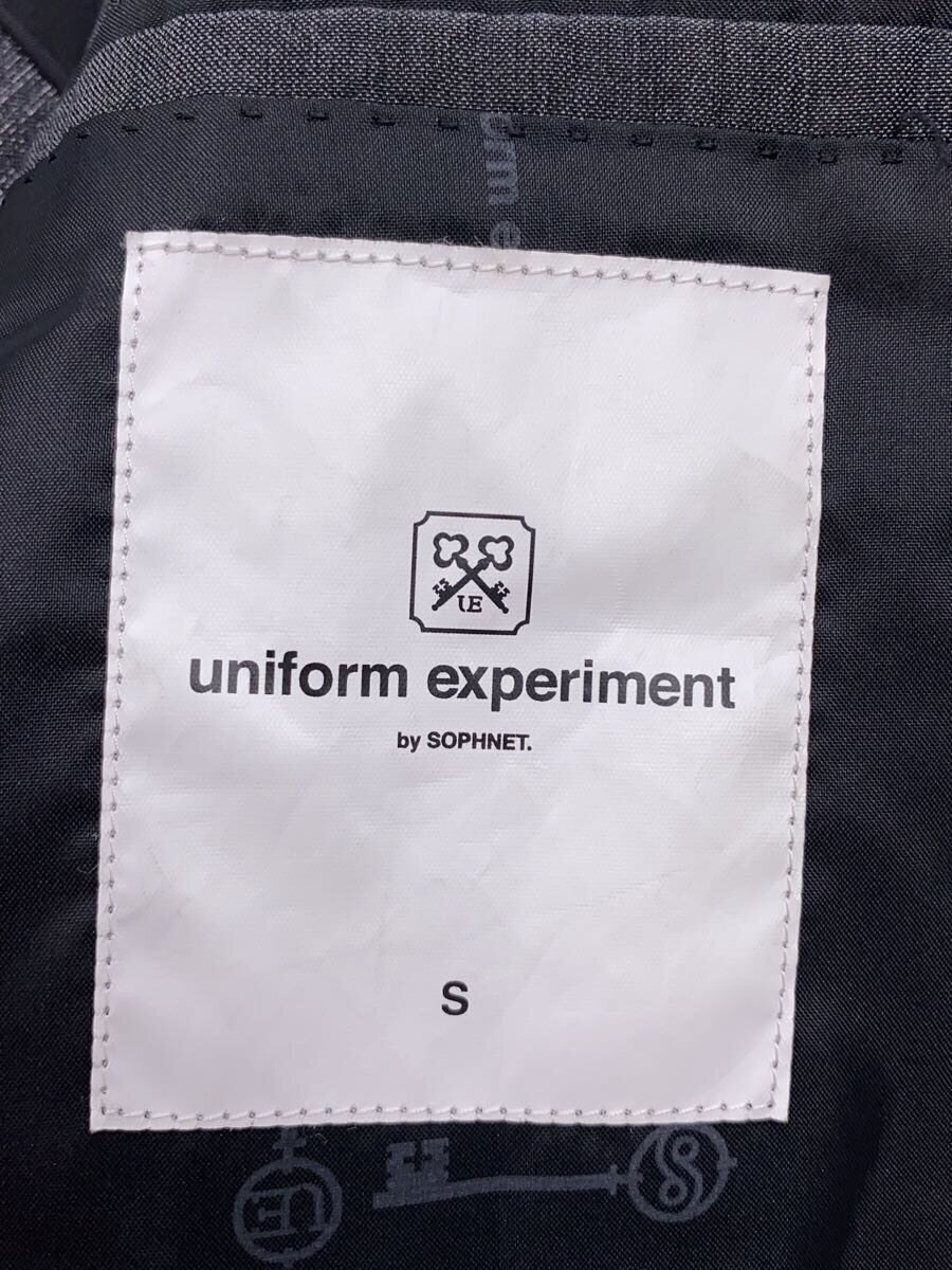 【中古】uniform experiment◆セットアップ/S/リネン/GRY/UE-80001【メンズウェア】