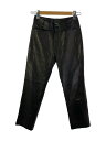 【中古】agnes b.◆ボトム/38/羊革/BLK/EJ-A1【レディースウェア】