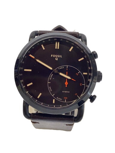 【中古】FOSSIL◆腕時計/アナログ/レザー/BRW/BRW/NDW2A1//【服飾雑貨他】 【中古】FOSSIL◆腕時計/アナログ/レザー/BRW/BRW/NDW2A1//【服飾雑貨他】