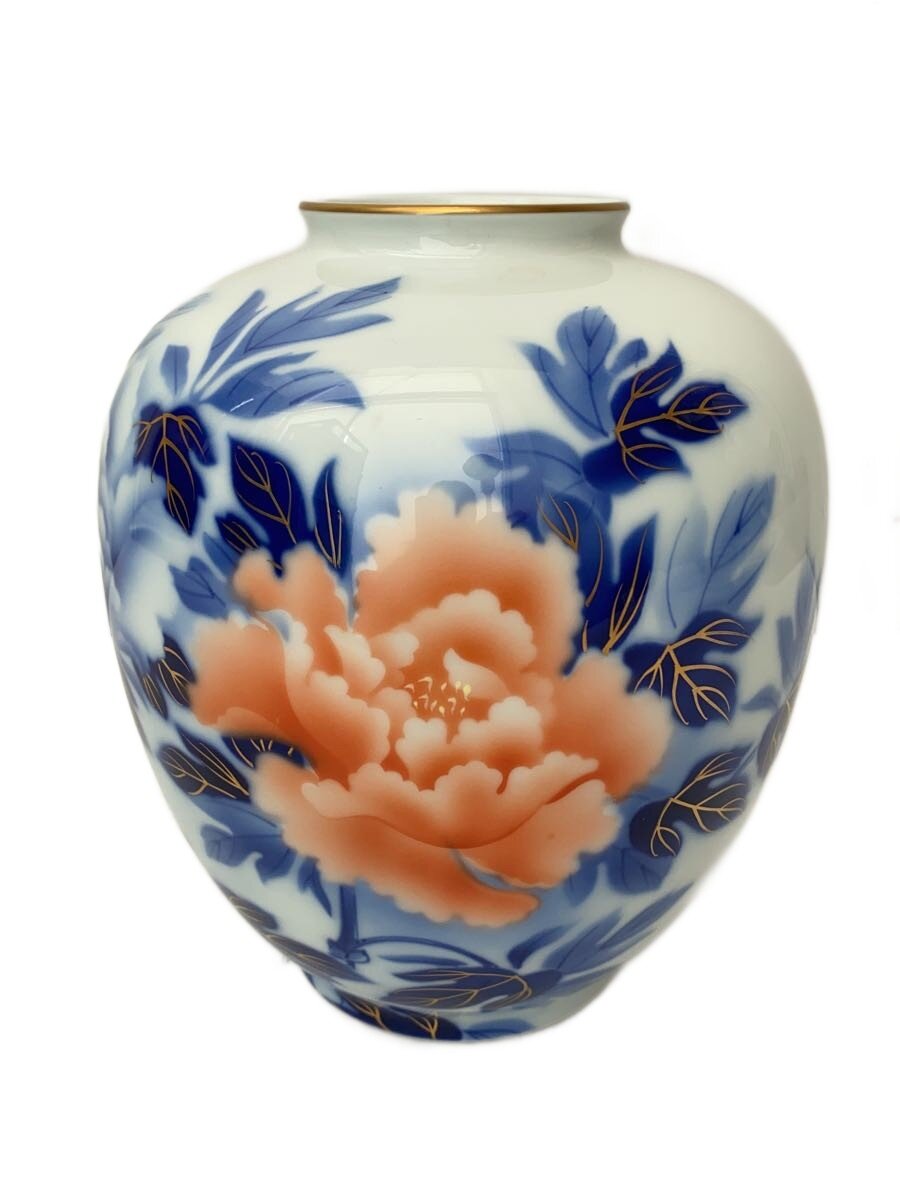 【中古】深川製磁◆有田焼/花瓶/インテリア雑貨/WHT【インテリア小物・日用雑貨】(3)