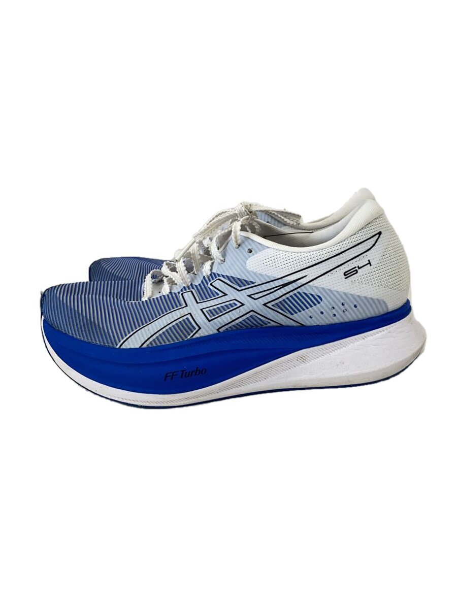 【中古】ASICS◆ランニングシューズ/24.5/BLU/1013A129【スポーツ】
