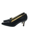 【中古】PRADA◆ドレスシューズ/34.5/BLK【シューズ】