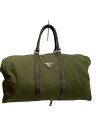 【中古】PRADA◆ボストンバッグ/ナイロン/KHK/無地【バッグ】(4)