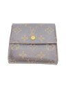 【中古】LOUIS VUITTON◆財布/PVC/BRW/モノグラム/レディース【服飾雑貨他】