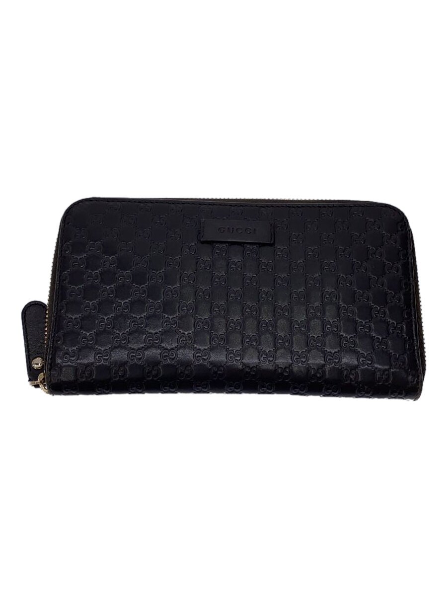 Rakuten - 【中古】GUCCI◆長財布_マイクログッチシマ/レザー/BRW/メンズ【服飾雑貨他】